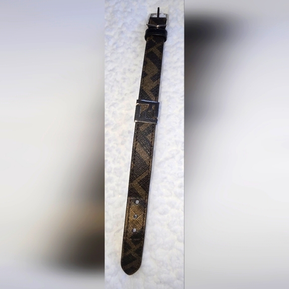 Fendi FF-Plaque Monogram Reversible Bracelet - Picture 3 of 9